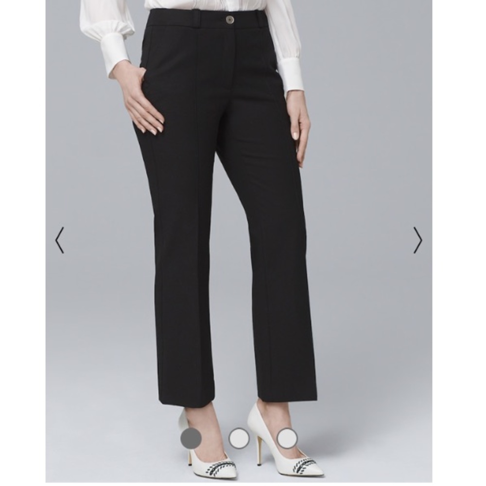 WHBM Black Ankle Trousers Pants